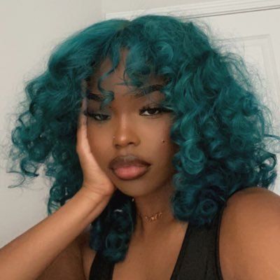 teja🦋 on Twitter: "pretty bby… " Dyed Natural Hair, Pretty Ppl, Hair Inspo Color, Colored Hair, Girl Hair, Green Hair, Aesthetic Hair, Hair Dye, Hair Color Ideas