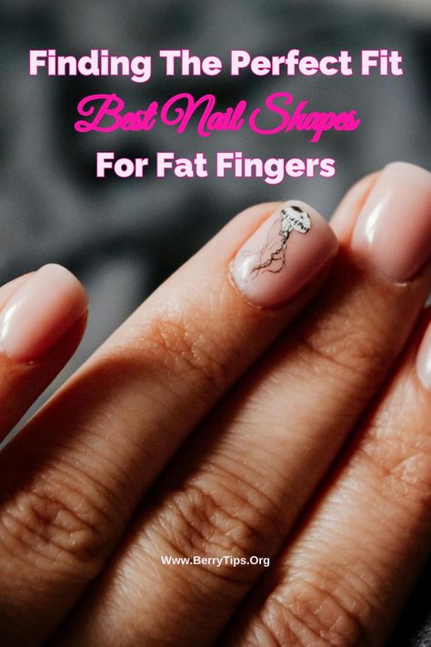 Who said nail art is exclusive to certain hand types? With this comprehensive guide on the best nail shapes for fat fingers, you are now empowered to choose the perfect nail shape that enhances your natural beauty. #NailArt #NailArtDesigns #NailArtSimple #NailArtIdeas Nail Shape For Chubby Hands, Chubby Hands Nails, Nails For Fat Fingers, Nail Shape For Fat Fingers, Acrylic Nails Shapes, Chubby Hands, Medium Length Nails, Fat Fingers, Nails Shapes