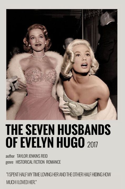 Hugo Movie, Hugo Book, Seven Husbands Of Evelyn Hugo, Book Collage, Characters Aesthetic, Minimalist Book, Movies To Watch Teenagers, Posters Minimalist, Evelyn Hugo