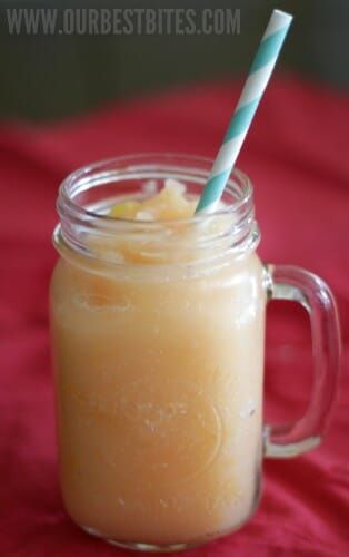 Peach Slushies, Peach Punch, Our Best Bites, Punch Recipe, Punch Recipes, Easy Delicious Recipes, Smoothie Drinks, Summer Treats, Fresh Lime