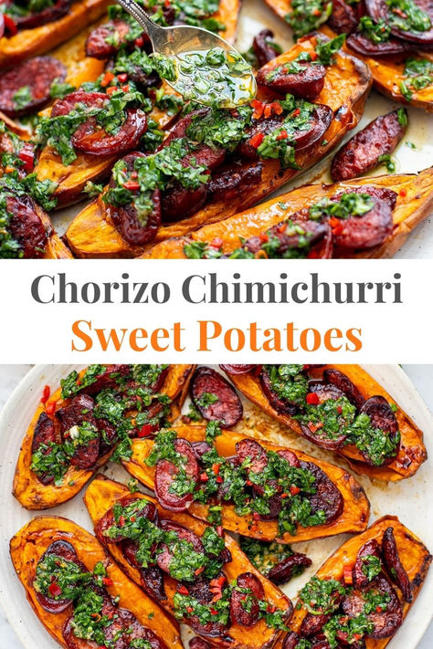 Paleo Chorizo Recipes, Whole 30 Chorizo Recipes, Chirozo Recipes, Chorizo And Sweet Potato, Cast Iron Skillet Recipes Dinner, Aip Meals, Paleo Dinners, Plant Based Recipes Dinner, Baked Sweet Potatoes