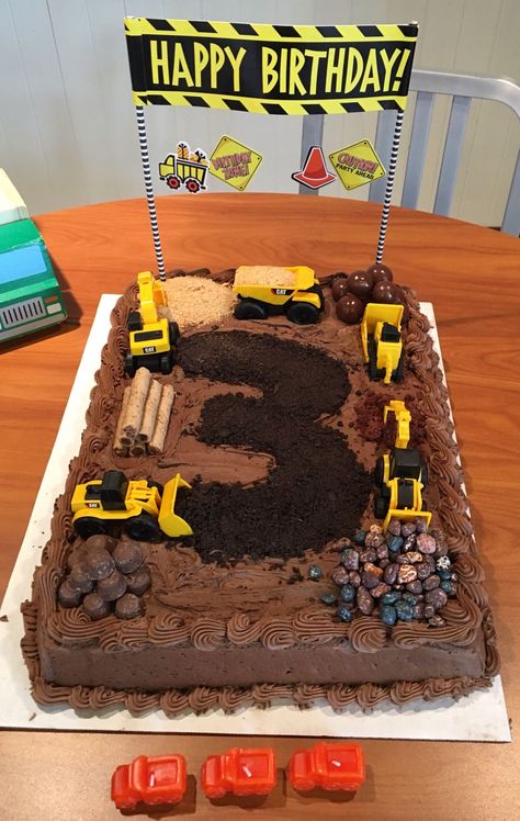 Construction Birthday Cakes Lighting Mcqueen Birthday Cake A Step Step Guide Boy Birthday Construction Birthday Party Cakes, Costco Cake, Construction Birthday Cake, Construction Theme Birthday Party, Construction Cake, Truck Cakes, Construction Trucks, Construction For Kids, 3rd Birthday Cakes