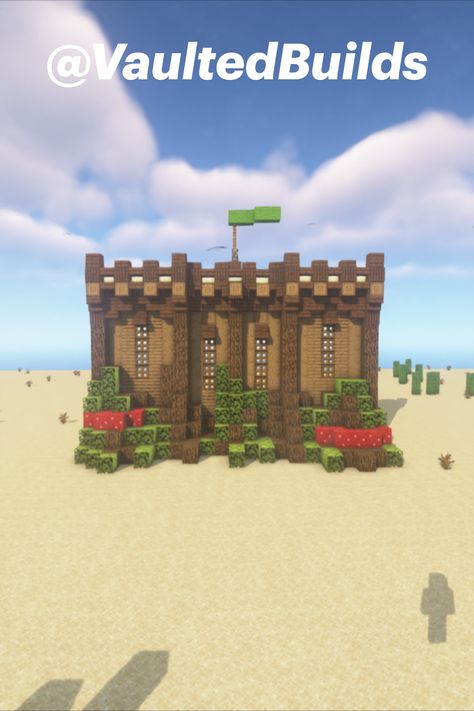 Oak Wall, Minecraft Building, Minecraft Designs, Wall Ideas, Minecraft, Building, Wall, Quick Saves, Design