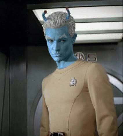 An Andorian Starfleet officer Star Trek Andorian, Starfleet Officer, Star Trek Rpg, James Marsters, Star Trek Characters, Star Trek Art, Personal Achievements, Sci Fi Art, Star Trek