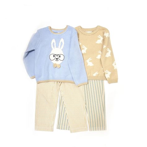 Get your little bunny ready for Easter 🐰Walmart's adorable toddler boy sweater and pants sets come in sizes 12M-5T! I have them linked below if you wanna shop them now! Get a closer look on Sweater And Pants Outfit, Easter Sweater, Toddler Boy Easter, Easter Sweaters, Toddler Boy Sweater, Boys Easter Outfit, Walmart Finds, Boys Easter, Boys Sweaters