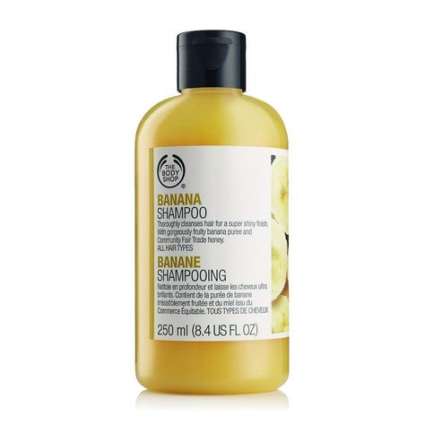 The Body Shop Banana Shampoo and Conditioner The Body Shop Logo, Body Shop Christmas, Banana Shampoo, Ginger Shampoo, Body Shop Vitamin E, Body Shop Tea Tree, Body Shop At Home, Good Shampoo And Conditioner, Banana For Hair