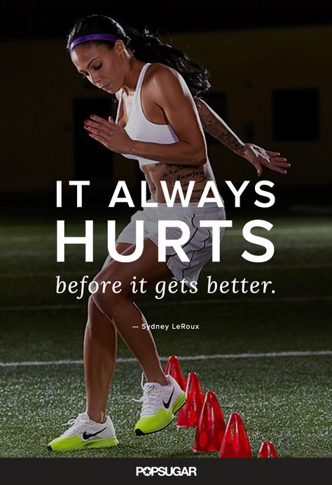 US women's soccer star Sydney Leroux offers important advice every fit woman can relate to in some capacity. Inspirational Volleyball Quotes, Sydney Leroux, Basketball Tricks, Soccer Star, Women's Soccer Team, Volleyball Quotes, Alex Morgan, Soccer Life, Soccer Motivation