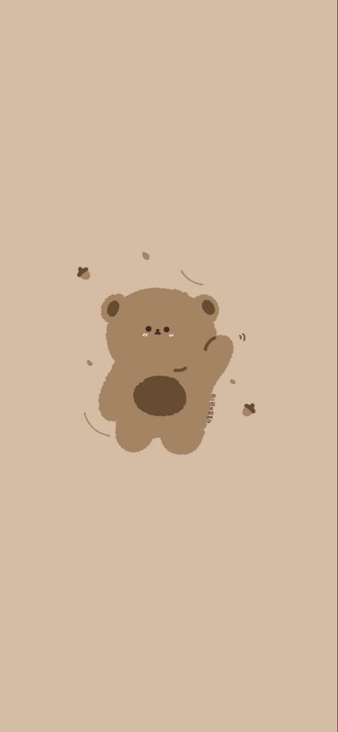 Molang Wallpaper, Brown Aesthetic Wallpaper, Wallpaper Iphone Boho, Wallpaper Wa, Beige Icons:), Pic Art, Cute Wallpapers For Ipad, Wallpapers Phone, Cute Bear Drawings