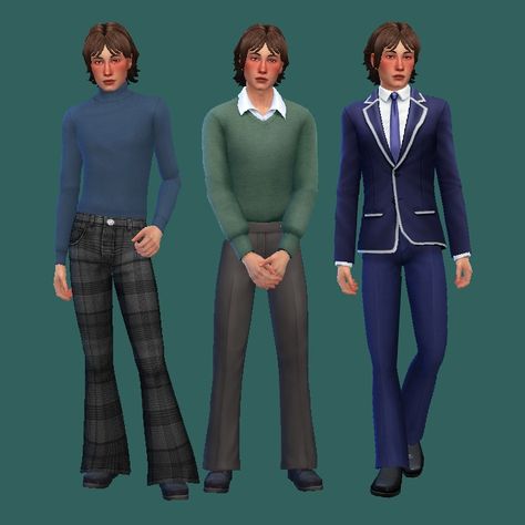 HISTORICAL CC FINDS Sims 4 80s, 80s Clothes, Sims 4 Decades Challenge, 70s Pants, Sims 4 Studio, Cc Clothes, All Jokes, Boho Dresses Long, 80s Outfit