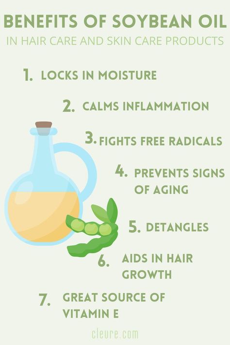 Soybean Oil Benefits, Skin And Hair Care, Oil For Hair, Oil Benefits, Soybean Oil, Diy Skin Care, Skincare Ingredients, Skin Tips, Skin Care Tools