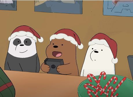 We Bear Bears Christmas, Trio Christmas Pfp, We Bare Bears Christmas, Pfps Trio, Christmas Profile Pictures, Avatar Halloween, Matching Trio, Yearbook Photoshoot, Ice Bear We Bare Bears