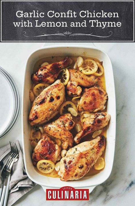 Christmas Chicken Recipes, Roasted Leeks, Chicken With Garlic, Chicken With Lemon, Garlic Confit, Balsamic Vinegar Chicken, Honey Glazed Chicken, Easy Roast Chicken, Honey Glazed