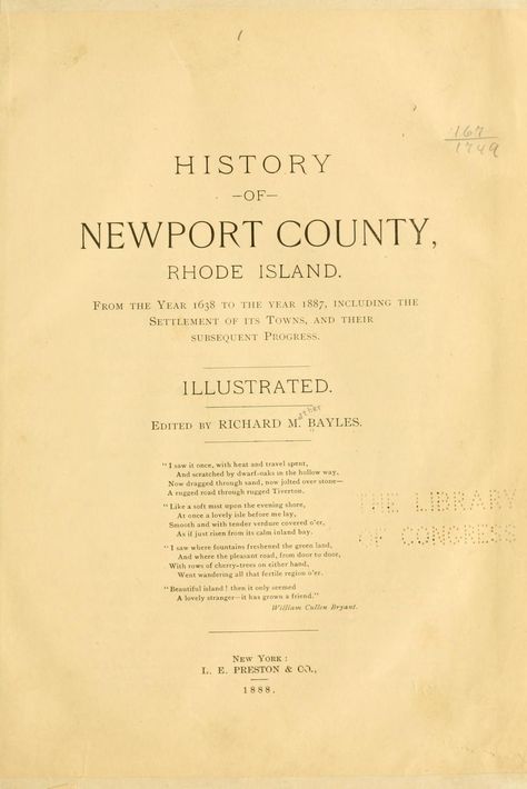 History of Newport County, Rhode Island. From t... Ancestry Map, Rhode Island History, Newport County, Genealogy Help, Genealogy Websites, Newport Rhode Island, Family Genealogy, Family Stories, Rhode Island