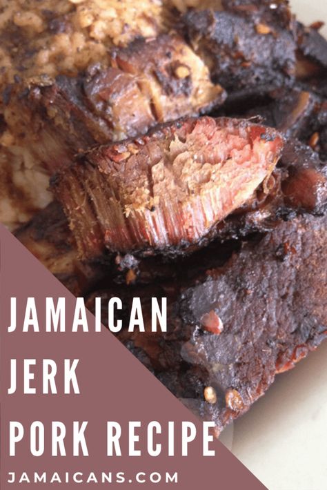 Jerk Pork Recipes, Jamaican Jerk Pork, Jerk Recipe, Jerk Sauce, Jerk Chicken Recipe, Jamaican Jerk Seasoning, Vinegar Benefits, Jamaica Food, Pork Hock