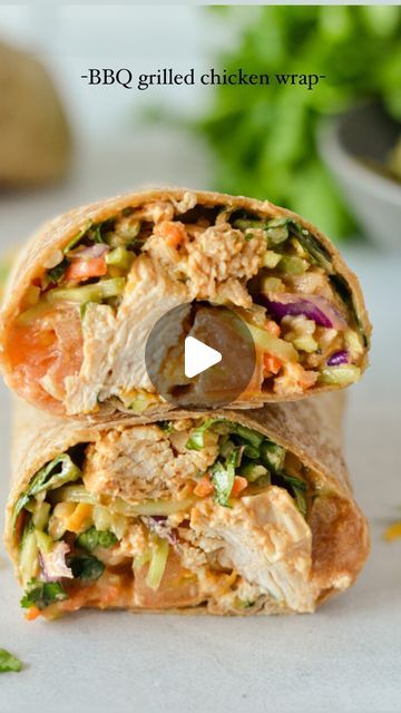 Nicole Addison, RD, MHSc on Instagram: "BBQ GRILLED CHICKEN WRAP ⬇️✨

If your’e stuck in a bland lunch rut then you HAVE to try this wrap!! It’s packed with flavour and is perfectly balanced with protein, veggies & carbs - making it the best adult lunchable option!!

All you need is:
- chicken breasts
- olive oil
- paprika
- onion powder
- garlic powder
- oregano
- cayenne pepper
- whole wheat tortillas
- Greek yogurt
- low sugar BBQ sauce
- coleslaw mix
- cilantro
- green onion
- cheddar cheese
- romaine lettuce
- tomatoes

🌟For the recipe: like this post + COMMENT “RECIPE PLEASE” (on this post!!) to be automatically sent the FULL printable recipe including all tips, tricks, nutrition info, or find it linked in my bio!!

🌟For substitutions and variations: you can find common swaps above Low Sugar Bbq Sauce, Grilled Chicken Wraps, Protein Veggies, Wheat Tortillas, Grilled Bbq Chicken, Chicken Wrap, Whole Wheat Tortillas, Coleslaw Mix, Printable Recipe