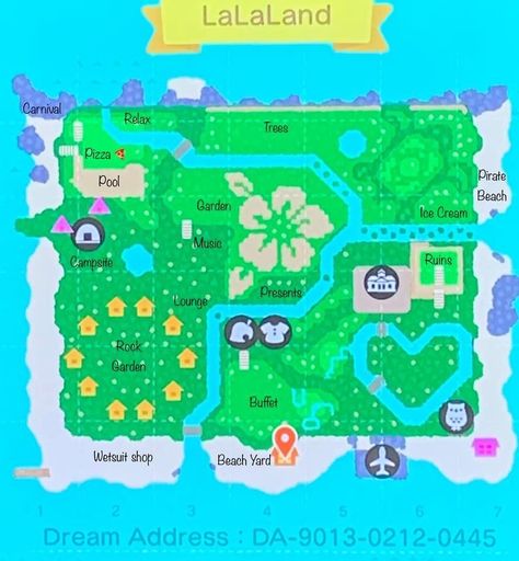 Animal Crossing Map Layout Ideas, Map Layout, Animal Crossing 3ds, Animal Crossing Memes, Theme Nature, Animal Crossing Guide, Island Theme, Animal Crossing Qr Codes Clothes, Animal Crossing Wild World