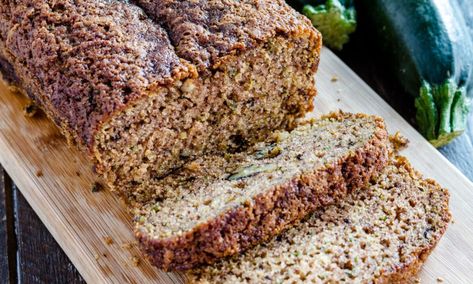 This version of zucchini bread is by far my favorite. Brown butter kicks up the flavor a few ... Keto Almond Bread, Almond Bread Recipe, Freezing Zucchini, Almond Bread, Pasta Alternative, Bread Storage, Shredded Zucchini, Zucchini Bread Recipes, Canadian Food