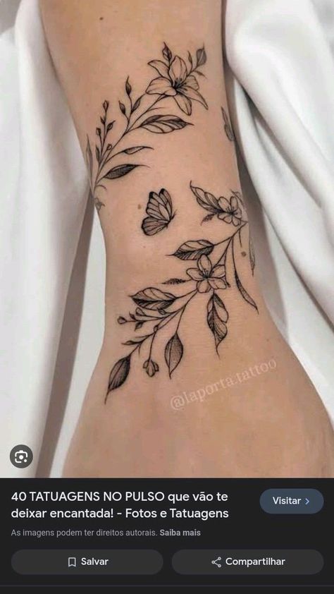 Delicate Tattoos For Women, Amazing 3d Tattoos, Name Tattoos On Wrist, Wrap Around Tattoo, Flower Tattoo Ideas, Hand Tattoos For Girls, Flower Wrist Tattoos, Elbow Tattoos, Forearm Tattoo Women