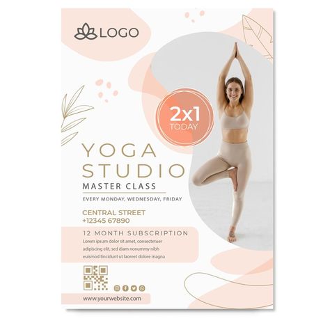 Yoga Poster Design, Yoga Background, Yoga Flyer, Cosmetics Banner, Yoga Lessons, Yoga Poster, Online Yoga Classes, Creative Brochure, Yoga Design