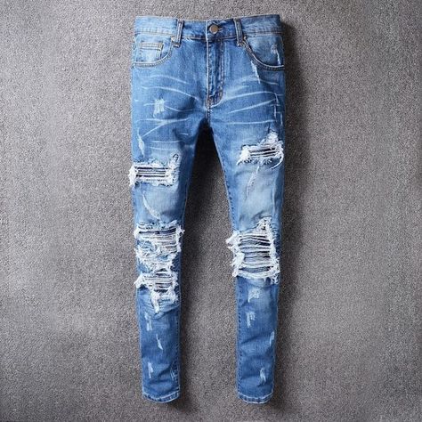 Ripped Biker Jeans, Biker Denim, Biker Pants, Motorcycle Pants, Ripped Jeans Men, Stretch Denim Pants, Biker Jeans, Slim Denim, Motorcycle Style