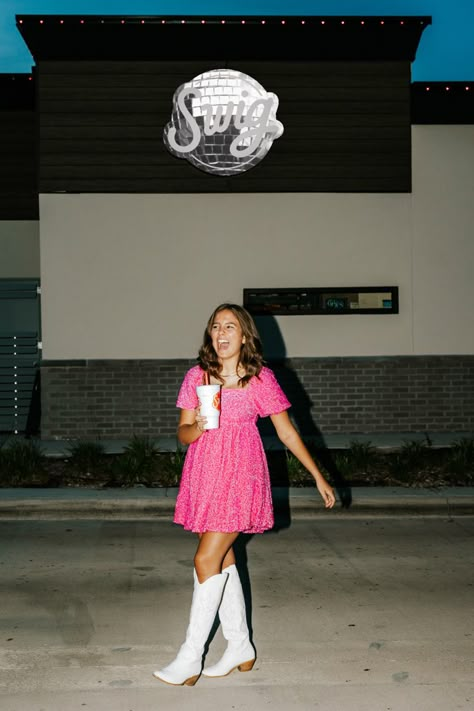 Pink Dress White Cowboy Boots, Sparkly Dress With Cowboy Boots, Pink Dress Taylor Swift, Pink Dress With Cowboy Boots, Pink Dress White Boots, Sparkly Cowboy Boots Outfit, Pink Dress With Boots, Dress With Western Boots, Personality Pictures