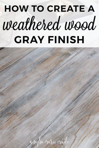 Weathered Wood Finish, Grey Wood Floors, Diy Holz, Wood Beds, Trendy Kitchen, Weathered Wood, Wood Kitchen, Western Decor, Grey Wood