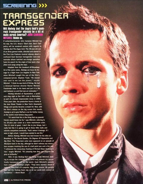 Miriam Shor, John Cameron Mitchell, Hedwig And The Angry Inch, Origin Of Love, Cameron Mitchell, Viktor Nikiforov, Musical Theatre, Old Photos, Movies And Tv Shows