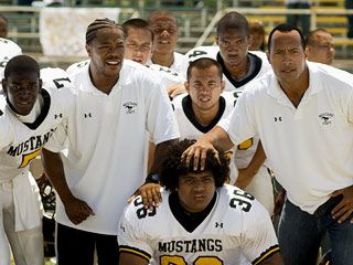 Gridiron Gang:  When the opposing team sent out eight guys for a coin toss, the answer was to "Psyche 'em right back!" The Rock Movies, Gridiron Gang, Football Movies, Maze Runner Movie, Tv Series Online, Movie Clips, Playing Football, Movie Clip, Dwayne Johnson