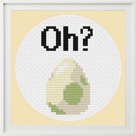 Egg Pixel Art, Egg Pokemon, Egg Cross Stitch, Pokemon Eggs, Free Cross Stitch Patterns, Embroidery Hoop Art Diy, No Strings Attached, Cross Stitch Bookmarks, Art Patterns