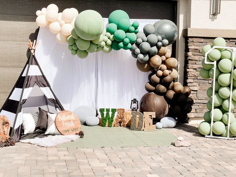 Camo Balloon Arch, Mountain Theme Balloon Garland, Mountain Balloon Garland, Adventure Balloon Arch, Happy Camper Balloon Arch, Camping Balloon Garland, Camping Balloon Decor, Happy Camper Balloon Garland, Camp Theme Balloon Arch