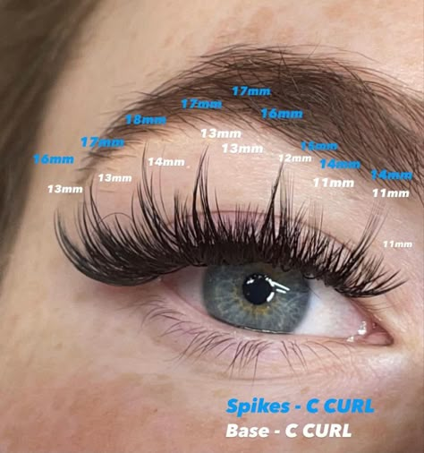 Whispy Lashes Extensions Map, Whispy Lashes Extensions, Eyelash Extensions Mapping Styles, Wispy Eyelash Extensions, Natural Fake Eyelashes, Wispy Eyelashes, Eyelash Tips, Eyelash Extension Supplies, Lashes Fake Eyelashes