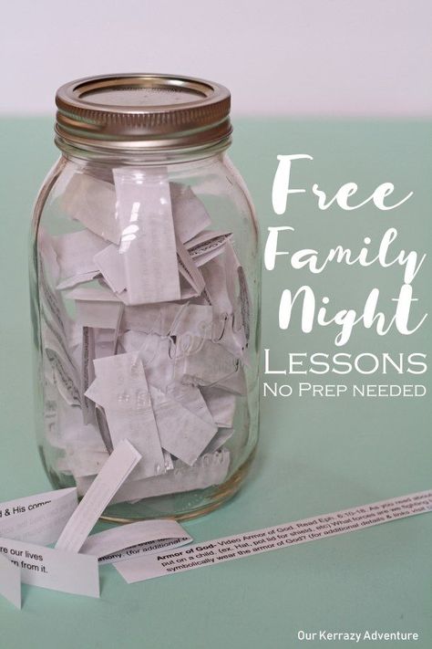 Quick and Easy Family Night Ideas - Our Kerrazy AdventureBloglovinEmailFacebookInstagramPinterestTwitter Family Home Evening Games, Family Home Evening Ideas, Family Night Ideas, Family Home Evening Lessons, Parent Night, Fhe Lessons, Family Home Evening, Family Night, Free Family