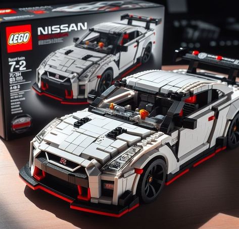 Lego Skyline, Lego Wheels, Gtr 35, Best Lego Sets, Prints Ideas, Gtr Car, Lego Kits, Lego Jurassic, Lego Jurassic World