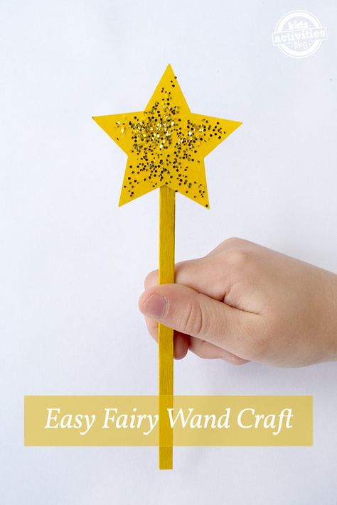 Fairy Wand Craft, Magic Wand Craft, Wand Craft, Art Ideas Easy, Fairy Tale Crafts, Star Wand, Fairy Crafts, Fairy Wands, Magical Fairy