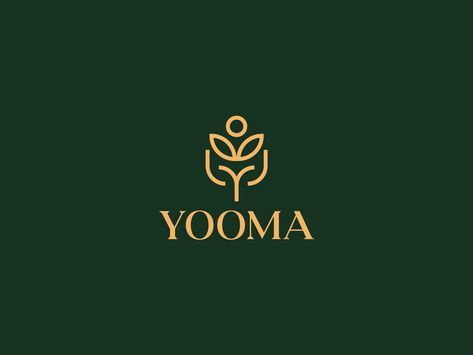 Spa Logo | Minimalist Logo - YOOMA Logo for a Beauty Spa by MaHa Designs on Dribbble Skin Logo Design, Med Spa Logo, Spa Logo Design Ideas, Skin Care Logo, Spa Logo Design, Skin Logo, Cosmetics Logo, Logo Nature, Spa Branding