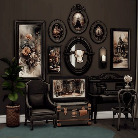 Hello everyone. I don't think there is anyone who... : MMFINDS Sims 4 Gothic Interior, Goth Sims House, Sims 4 Cc Gothic Furniture, Sims 4 Goth Furniture Cc, Sims 4 Cc Dark Academia Furniture, Sims 4 Dark Academia Cc Furniture, Sims 4 Cc Furniture Goth, Sims 4 Dark Cc, Sims 4 Cc Goth Furniture