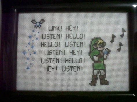 Link/Ocarina of Time by carexcore, via Flickr Geeky Cross Stitch, Zelda Ocarina Of Time, Ocarina Of Time, Pokemon Fusion, Geek Art, Sailor Venus, Film Quotes, Pokemon Cards, Animal Crossing