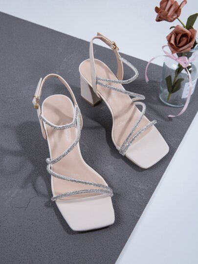 Summer Sandals Heels, Pretty Sandals, Cute Shoes Heels, Modern Sandals, Shoes Heels Classy, Ankle Strap Sandals Heels, Wedding Shoes Heels, Heels Classy, Party Heels