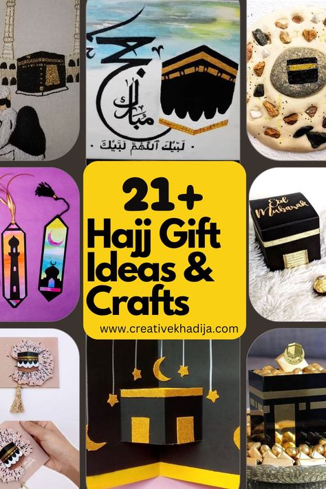 21+ Hajj Gift Ideas and Crafts for Loved Ones | Creative Khadija Hajj Crafts For Kids, Crafts For Loved Ones, Eid Gift Ideas, Salt Dough Projects, Welcome Back Gifts, Ramadan Recipe, Hajj Mubarak, Washi Tape Crafts, Fabulous Diy