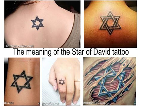 Star Of David Tattoo Woman, David Star Tattoo, Jewish Star Tattoo, Diamond Tattoo Meaning, Star Of David Tattoo, Keyhole Tattoo, Eye Tattoo Meaning, Star Tattoo Meaning, David Tattoo