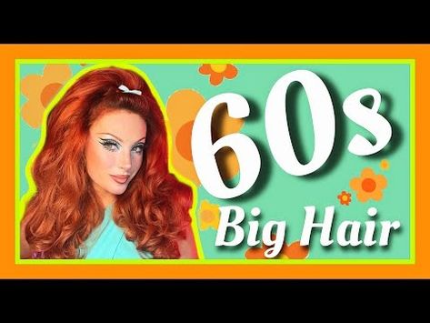 (3532) Easy 1960s Big Hair Tutorial - YouTube 1960’s Hair, Holiday Hair Tutorial, 60’s Hair, Big Hair Tutorials, Exotic Hair, Exotic Hairstyles, 1960s Hair, Gogo Dancer, Holiday Hairstyles