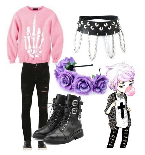 Pastel Goth Outfits Boy, Donnie X Reader, Pastel Punk Outfits, Pastel Goth Boy, Mode Pastel, Outfits Pastel, Goth Outfit Ideas, Pastel Punk, Pastel Goth Outfits