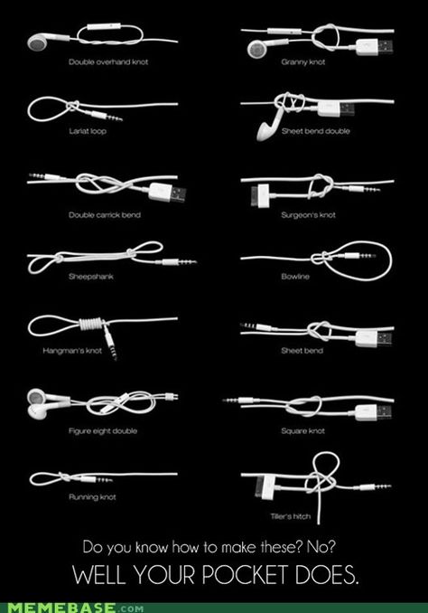 The next time you go camping, bring something with a lot of pockets. Institute Design, Types Of Knots, Overhand Knot, Son Quotes, Square Knot, Tie Knots, Boy Scouts, I Smile, Bones Funny