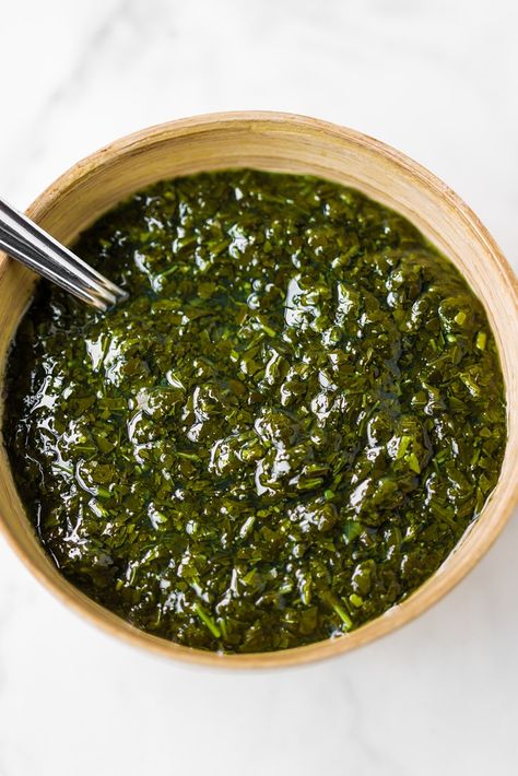 Chef Dominic Chapman's mint sauce recipe has the perfect balance of tang, minty freshness and sweetness. How To Make Mint Sauce, Lamb Chop Mint Sauce, Homemade Mint Sauce For Lamb, Lamb Mint Sauce, Mint Sauce For Lamb, Mint Sauce Recipe, Mint Recipes Fresh, November Recipes, Prawn Dishes