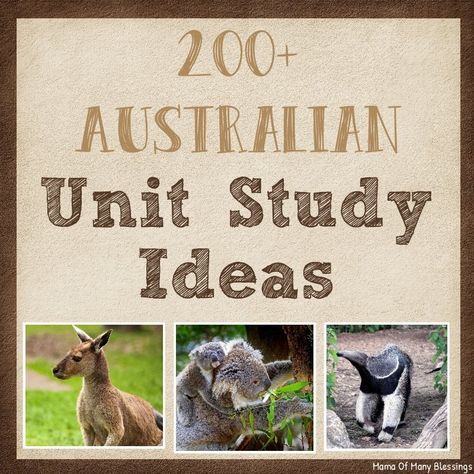 The best round up for your Australia unit study, unit, or Australia Day celebration. There's a TON of resources on this post. Something for everyone. Australian Art For Kids, Australia For Kids, Unit Study Ideas, Australia Day Celebrations, Teaching Us History, Around The World Theme, Study In Australia, Country Studies, Homeschool Geography