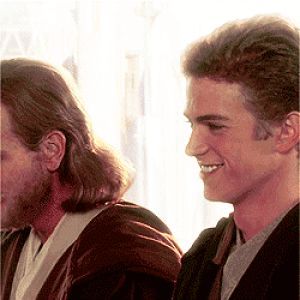 profile GIF on GIFER Anakin And Obi Wan, Profile Gif, Anakin Obi Wan, Star Wars Gif, Sci-fi Movies, Star Wars Obi Wan, Star Wars Anakin, High Ground, Star Wars 2