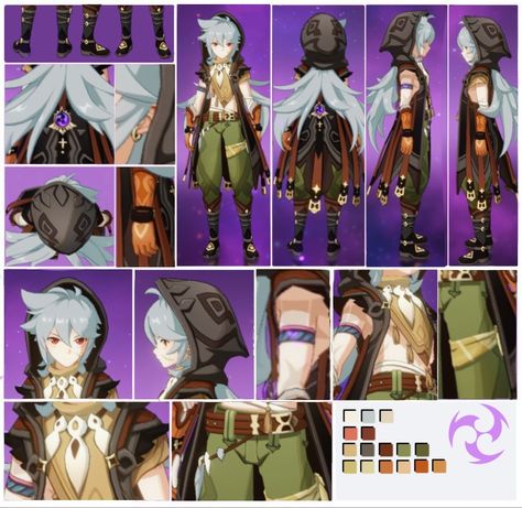 Razor Full Body Genshin, Razor Genshin Cosplay, Genshin Character Reference Sheet, Razor Genshin Impact Cosplay, Genshin Impact Character Reference, Genshin Impact Reference Sheet, Genshin Reference Sheet, Genshin Impact Reference, Razor Cosplay