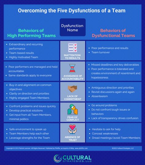 5 Dysfunctions Of A Team Activities, 5 Dysfunctions Of A Team, Leading A Team, Team Culture, Team Management, Leadership Team Development, Team Meeting Ideas, Business Strategy Management, Team Organization