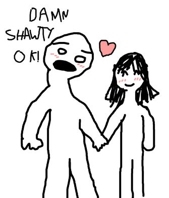 i redrew the damn shawty thing Shawty Captions, Hey Shawty, Damn Shawty, Dc Memes, Wholesome Memes, Hopeless Romantic, Cute Doodles, Reaction Pictures, Funny Cute