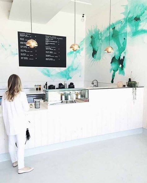 Alchemist Kitchen, Juice Bar Interior, Milkshake Shop, Juice Bar Design, Milkshake Bar, Smoothie Shop, Health Bar, Smoothie Bar, Fulvic Acid